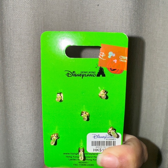 Hong Kong Disneyland Mickey and Friends Ghost Earrings - Picture 3 of 4